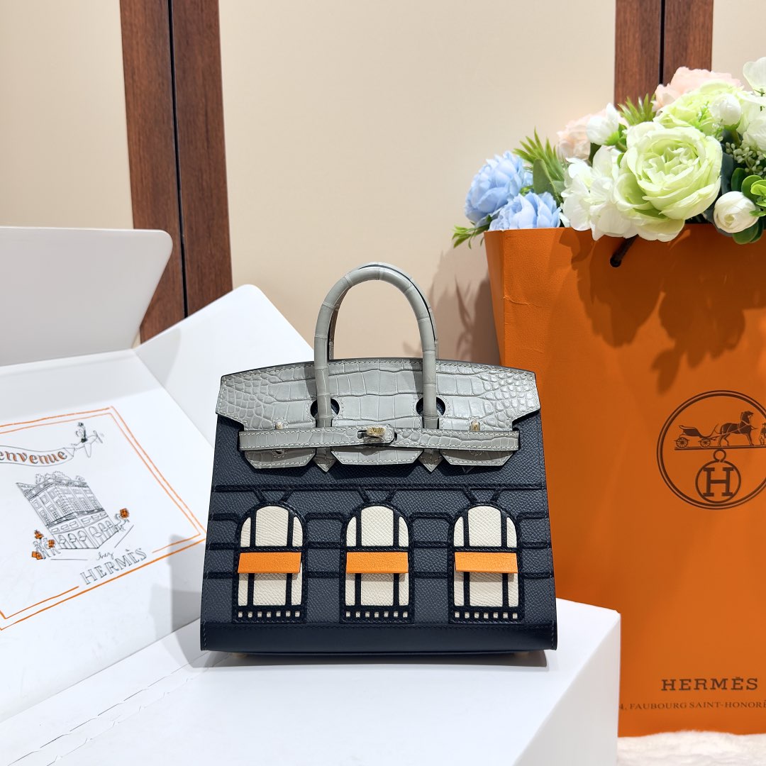 Hermes Faubourg Birkin H0 Gris Misty
